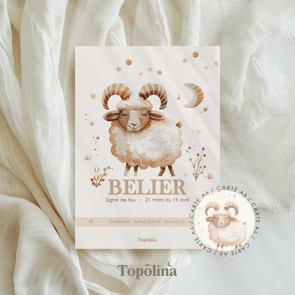 carte astrologie belier