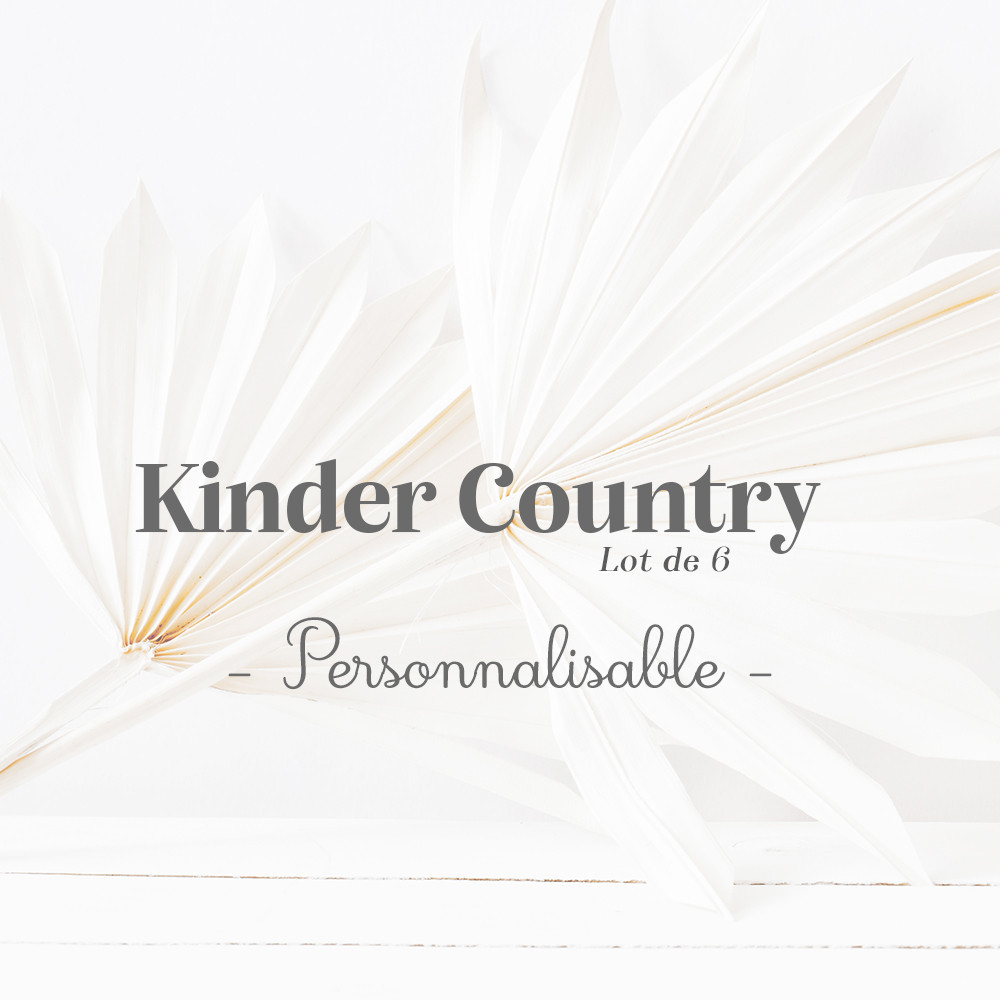 ★ Kinder Country - Thème personnalisable