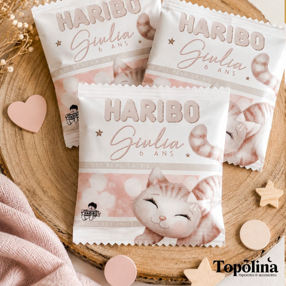 sachet de bonbons dragibus personnalisé