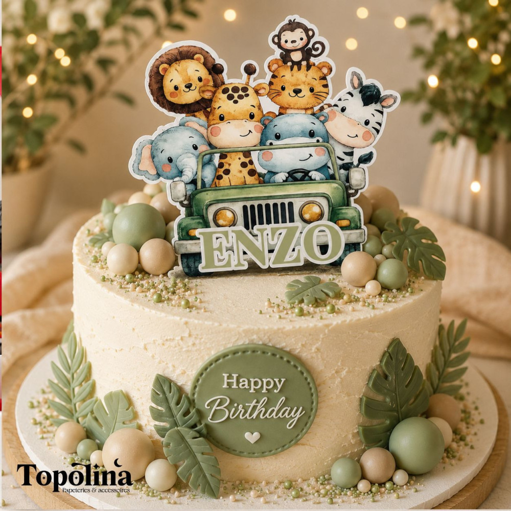 cake topper pour gateau anniversaire
