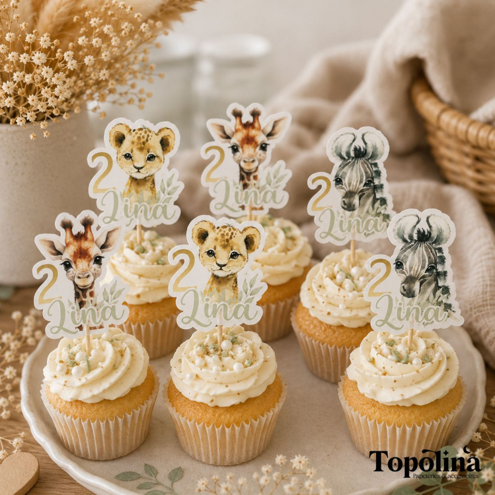 Cake topper pour anniversaire