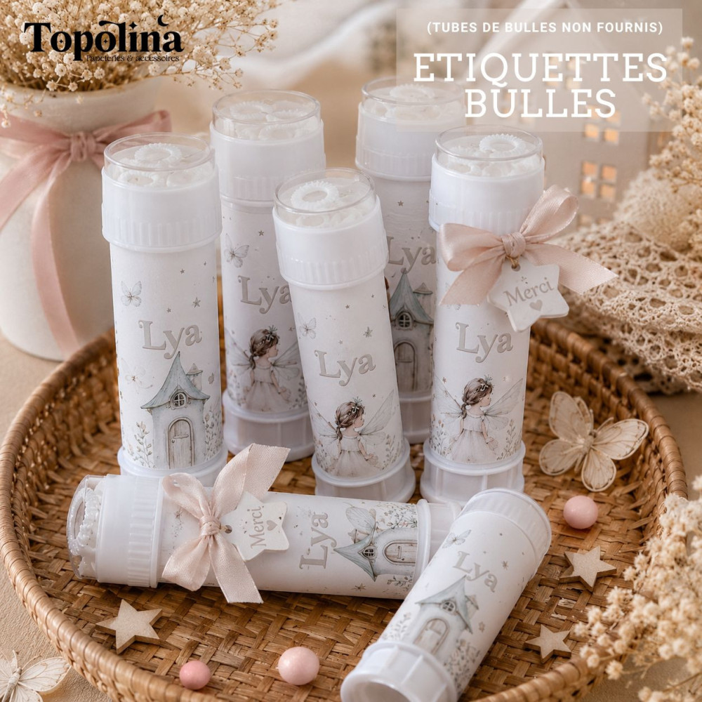 tube de bulles pour anniversaire enfant