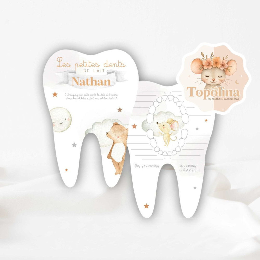 carte dents de lait