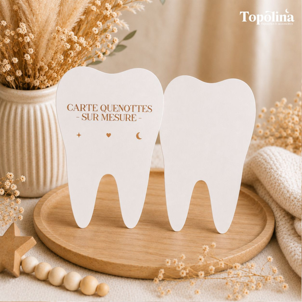 Carte souvenirs sur mesure – Mes petites dents de lait personnalisée