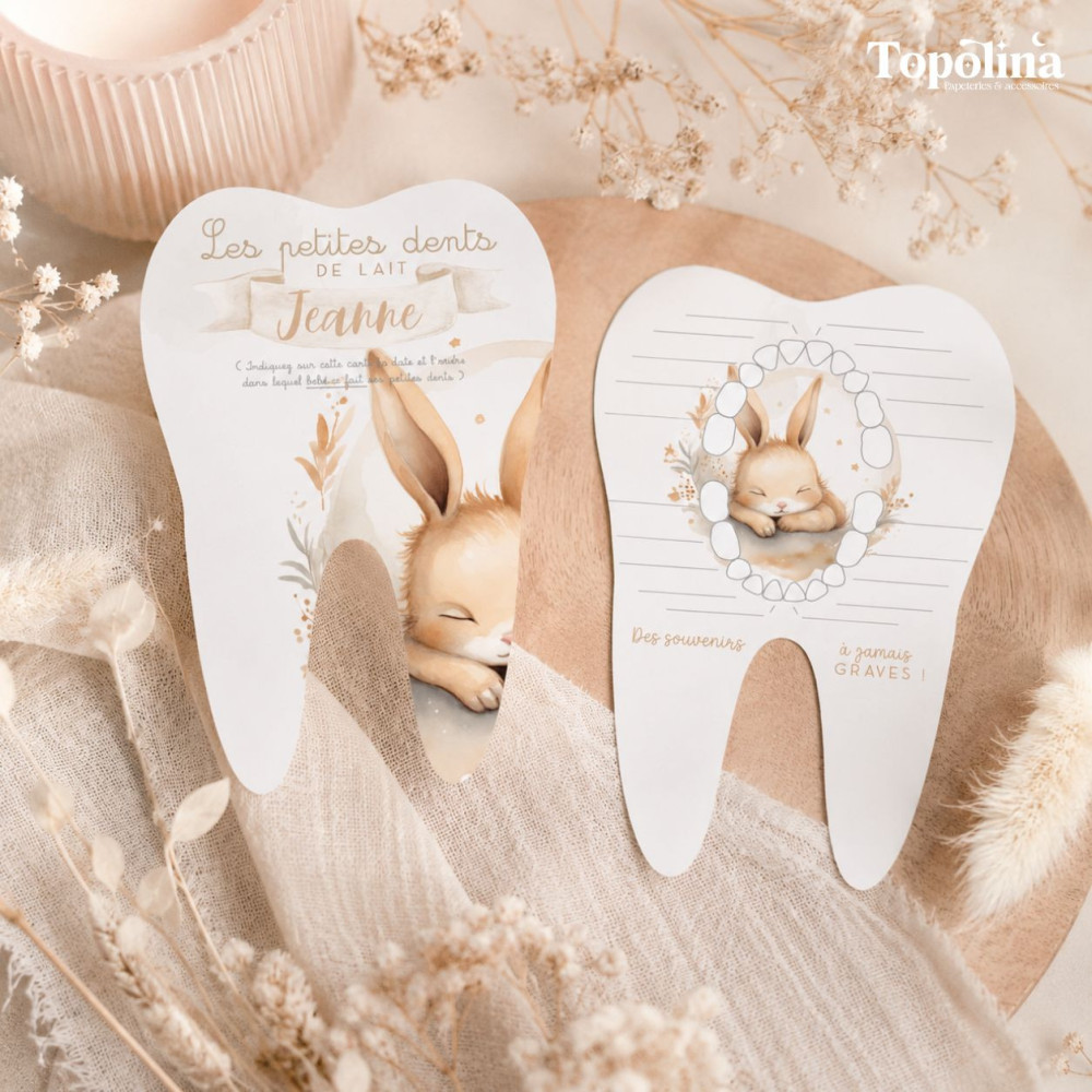 Carte dents de lait