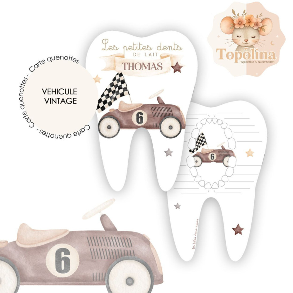carte dents de lait