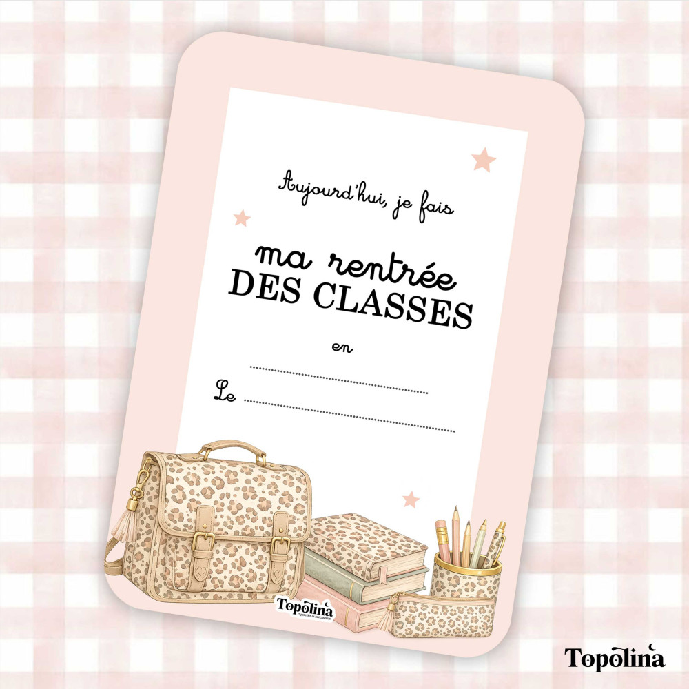 carte rentrée scolaire