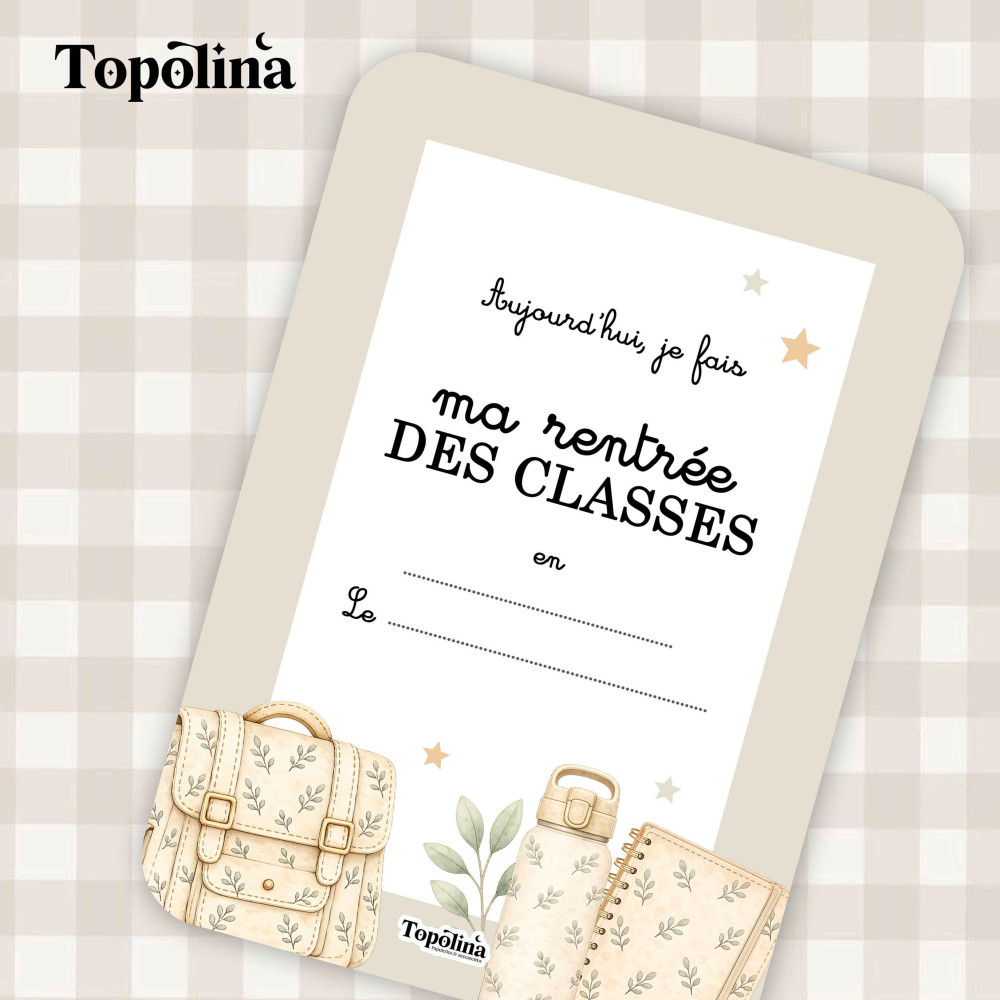 carte rentrée scolaire
