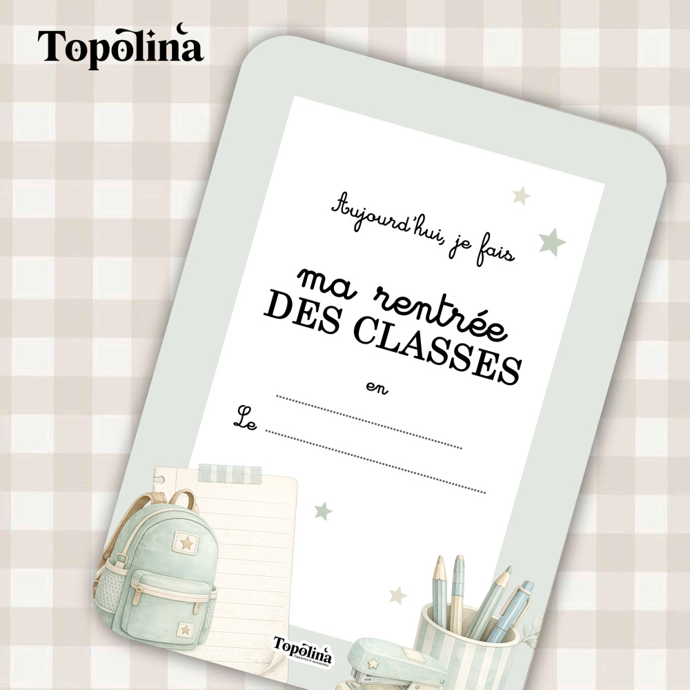 carte rentrée scolaire