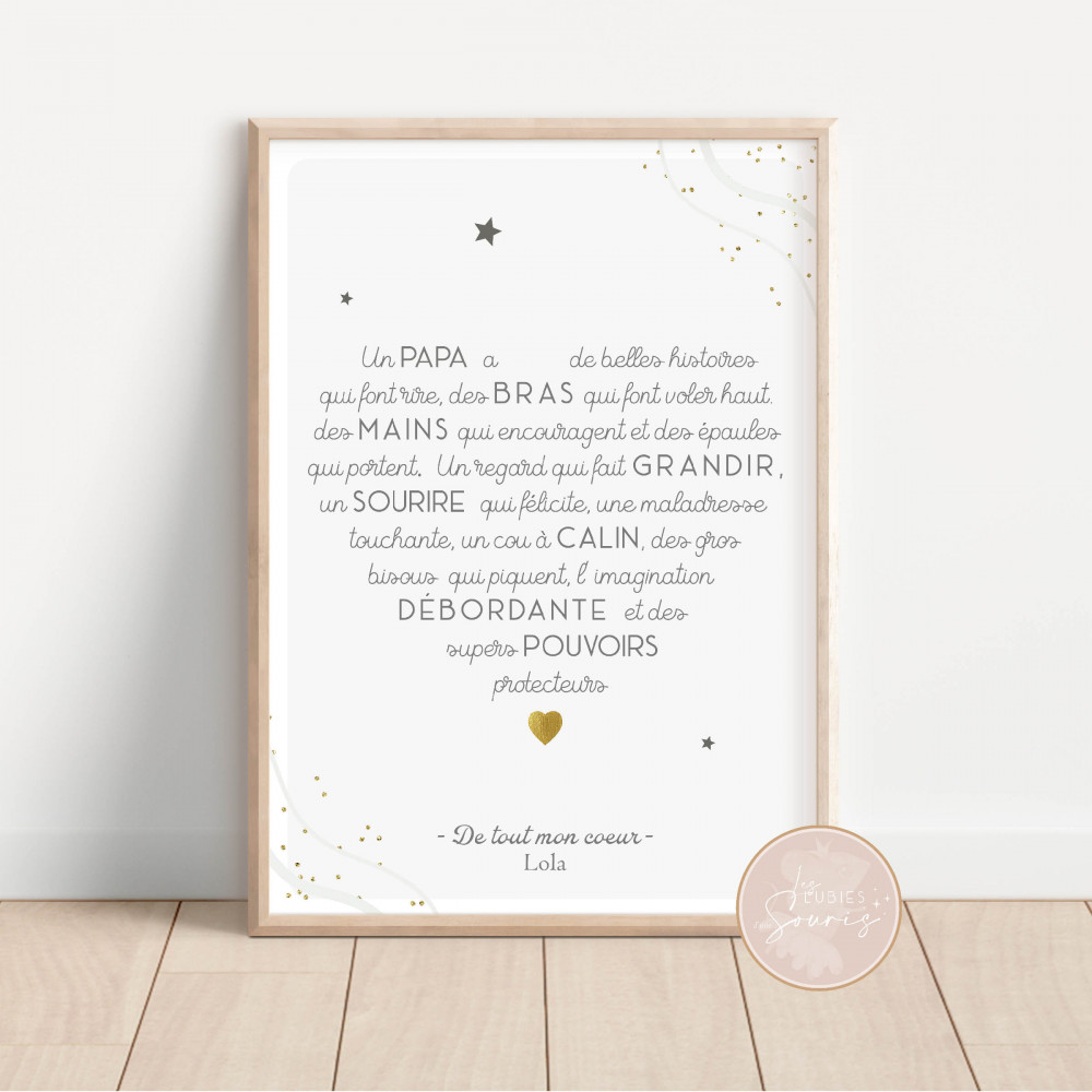 ★ Affiche - Un papa a ... 