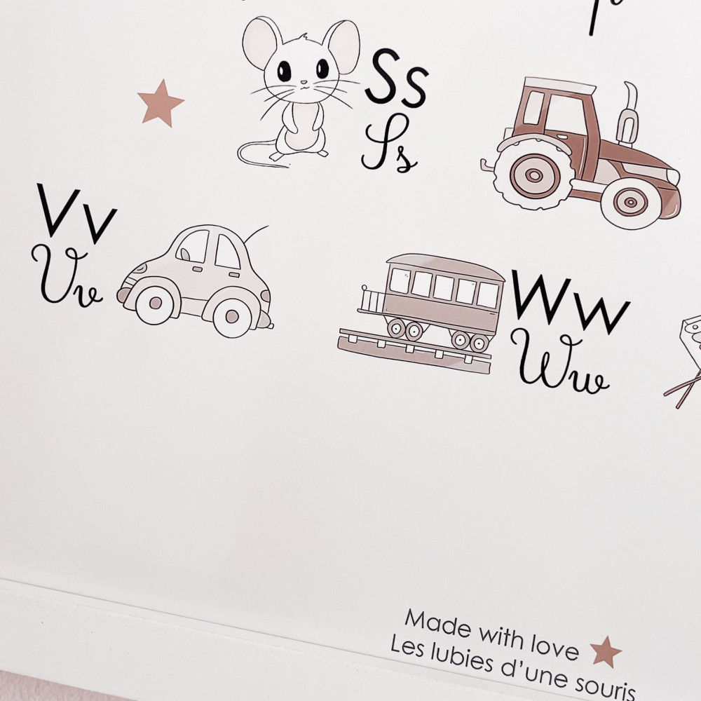 ★ Abécédaire - Personnalisable au prénom de l'enfant